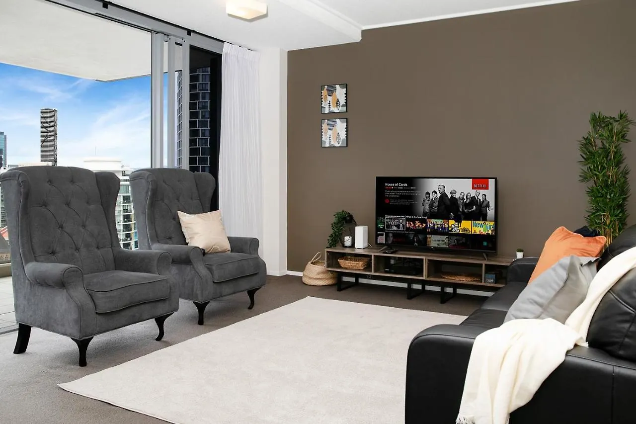 Amazing River View - 3 Bedroom Apartment - Brisbane Cbd - Netflix - Fast Wifi - Carpark Australia